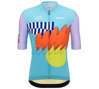 Maillot manches courtes TOUR DE FRANCE Nice TDF Arrivée 2024 multicolore 2XL