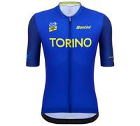 Maillot manches courtes TOUR DE FRANCE Torino 2024 bleu foncé S