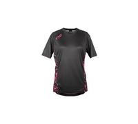 Maillot manches courtes tsg floral jersey noir rose