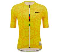 Maillot Santini x UCI Goodwood 1982 manche courte jaune orange - Coupe Classic - M