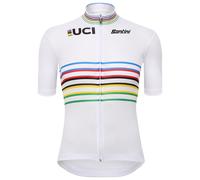 Maillot manches courtes UCI WORLD CHAMPION Master 2025 blanc