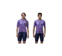 Maillot manches courtes unisexe lebram race aero edition lebram x ta energy violet bleu