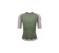 Maillot manches courtes unisexe santini pelle vert