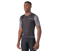 Maillot Castelli Unlimited Endurance 2 manche courte noir gris fumée - S