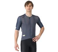 Castelli Unlimited Pro Short Sleeve Jersey Bleu M Homme Blue Twilight / Blue Winter / Orange