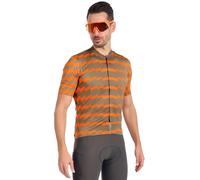 Castelli Unlimited Sterrato Short Sleeve Jersey Vert M Homme Olive Green / Orange Rust