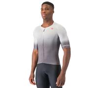 Castelli Maillot de cyclisme UPF manches courtes Homme Gris Taille XL