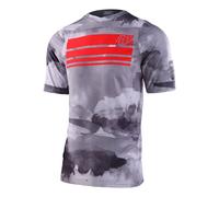 Maillot Manches Courtes Vtt Skyline Ss Jersey Blocs Cement Gris Troy Lee Designs