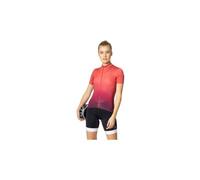 Maillot manches courtes zippe odlo zeroweight femme rouge bordeaux