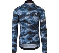 Maillot manches langues Agu Abstract Mountains Performance Bleu