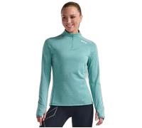Maillot manches longues 1/4 zip femme 2XU Ignition Bleu L