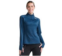 Maillot manches longues 1/4 zip femme 2XU Ignition Bleu L