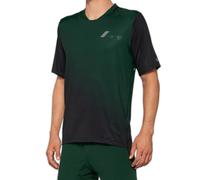 100% Maillot de vélo manches courtes Celium Noir/Vert Taille M pour hommes