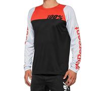 100% Maillot Enduro R-core manches longues Noir / Racer Red Taille S Homme