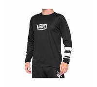 100percent R-core Long Sleeve T-shirt Noir S Homme