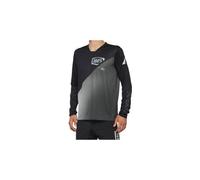 Maillot manches longues 100 r core x noir gris