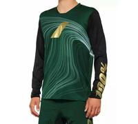 100percent R-core X Long Sleeve Jersey Vert XL Homme