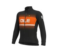 T-shirt Alé Blend manche longue noir orange fluo - S