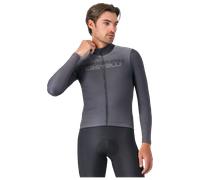 Castelli Apice Thermal Long Sleeve Jersey Gris XL Homme Dark Grey / Smoky Grey / Silver