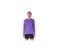 Maillot manches longues asics road seamless violet homme
