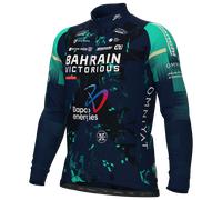 Ale Prime Bahrain Victorious Long Sleeve Jersey Bleu M Homme