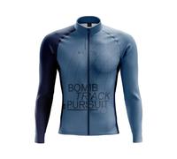 Maillot manches longues Bombtrack Grids And Guides Bleu