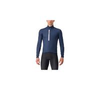 Maillot manches longues castelli entrata thermal bleu