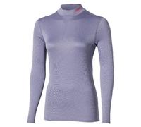 Mizuno Mid Weight High Neck Long Sleeve Base Layer Violet L Femme