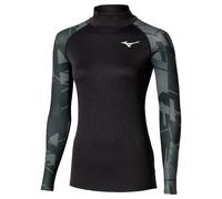 Mizuno Virtual Body G5 High Neck Long Sleeve Base Layer Noir L Femme