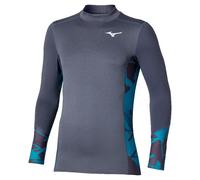 Mizuno Virtual Body G5 High Neck Long Sleeve Base Layer Gris S Homme