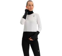 Maillot manches longues Col roulé femme Macron Run Blanc XL