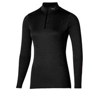 Maillot manches longues demi-zippé femme Mizuno Breath Thermo Mid Weight S