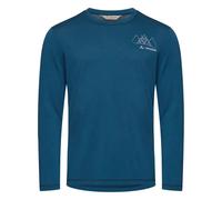 Vaude Monviso Ii Long Sleeve Base Layer Bleu S Homme