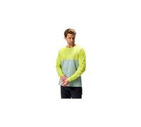 Maillot manches longues endura core printed vert jaune