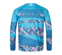 Endura Patchwork Ltd Long Sleeve Enduro Jersey Bleu M Homme Barra Blue