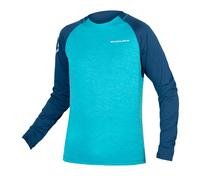 Endura T-shirt manches longues Singletrack Bleu Atlantic Homme M