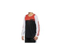 Maillot manches longues enfant 100 r core x sunset bleu orange
