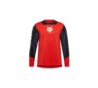 Fox Youth Defend Elevated L/S Enfants T-shirt de vélo XL Rouge