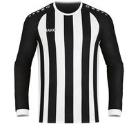 JAKO - Maillot Inter (Manches Longues), Mixte Enfant, Noir/Blanc/Argent, 128