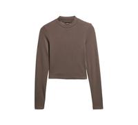 Superdry Open Back Long Sleeve Top Marron L Femme