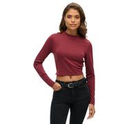 Superdry Open Back Long Sleeve Top Rouge S Femme
