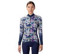 Ale Pr-r Hibiscus Long Sleeve Jersey Bleu M Femme