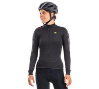 Ale Solid Fondo Long Sleeve Jersey Noir S Femme