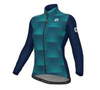 Maillot Alé Solid Sharp manche longue turquoise bleu marine femme - M