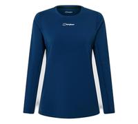 Berghaus - Delta LS Tee - T-shirt femme Hale Navy - UK 12
