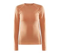 Craft Core Dry Active Comfort Long Sleeve Base Layer Orange S Femme
