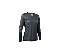 Maillot manches longues femme fox defend dark shadow gris