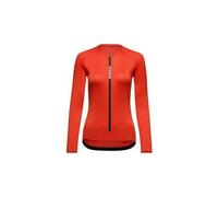 Maillot manches longues femme gore wear spinshift orange