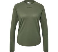 Hummel Mt Vanja Long Sleeve T-shirt Vert S Femme