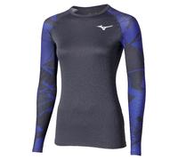 Mizuno Virtual Body G5 Long Sleeve Base Layer Gris XS Femme